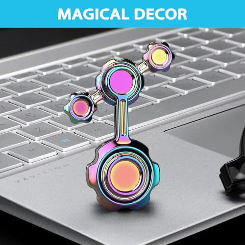 Image of Cool Gravity Fidget Spinner Toy Metal for Kids Adult, Small Gadget Desk Fidget Toy for Stress Relieve Anti Anxiety Boredom, Novelty Swing Fingertip Hand Finger Spinner Gift Classroom Prize Bag Filler