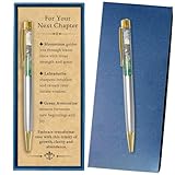 Hesuuho Crystal Pens for Women, New Beginning Inspirational Gifts for Nurses, Teachers, Coworkers & Farewells, Leaving, New Job - with Gift Box & Card, Perfect Mothers Day Gifts