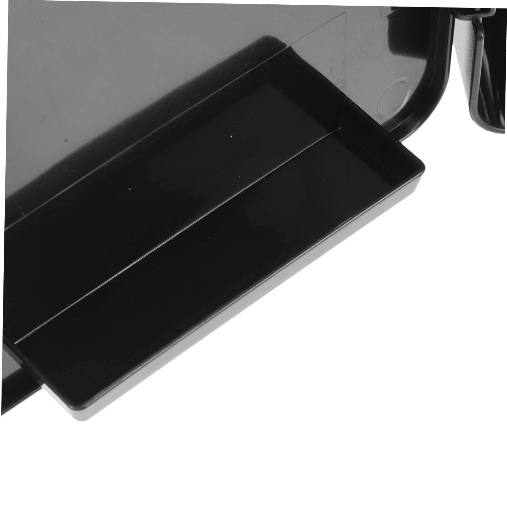 SHINEOFI Portachiavi da Parete Moderno in Plastico Nero Calamite Forti, Organizer Magnetico Multifunzionale per Chiavi e Lettere, per Ingresso Casa
