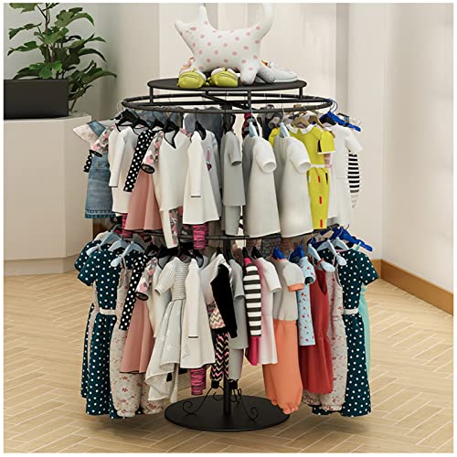 AMSXNOO Round Clothes Rack, Childrens Clothing Display...