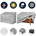 Produktbild Kingsleeve Abdeckung Gartenbank wetterfest PE 135x66x88/70cm Abdeckplane Schutzhülle Garten Möbel Bank Plane Abdeckhaube Hülle