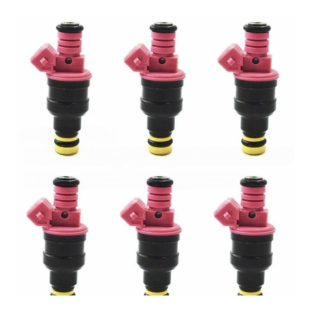 Car Petrol Injector 6 Fuel Injectors 0280150440 852-12157, FJ357, 13641703819,M52M52B28, S50S52M50 for E36 328i for M3 E39 Z3 M52 B28