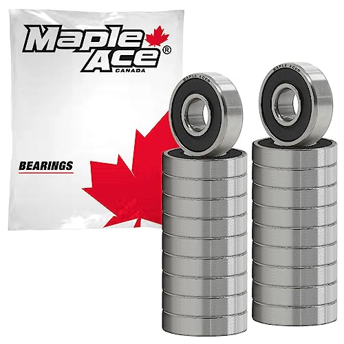 Rodamientos 608 2RS para evitar el desgaste por polvo con sellado de goma MAPLE ACE 2