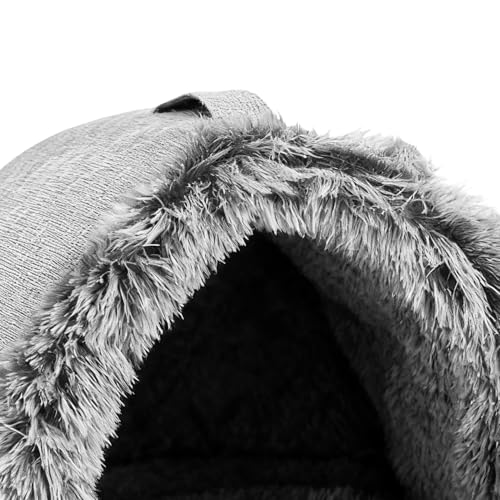 Mppchhn Katzenbett Höhle | Warme Beruhigende Winter Haustierbedarf,Kleines Hundebett Katzenhöhle | Für Welpen Kleine Hunde Schlafen Innen Schlafzimmer Wohnzimmer Balkon Zuhause Wohnung