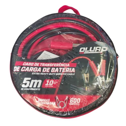 Cabo De Chupeta Carga Bateria Caminhão Carro 5 Metros 600amp