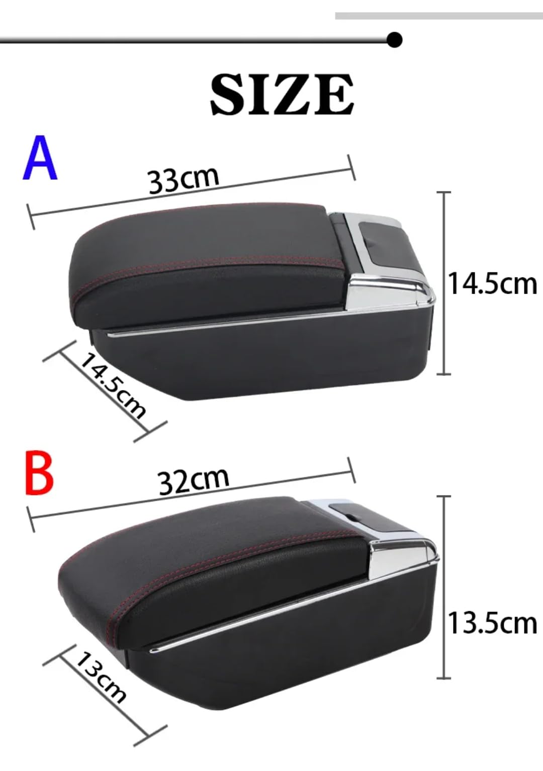 per la Corsa F 2019-2024, Upgrade Interno Auto, Consolle Centrale, bracciolo rialzato, Scatola Multifunzionale Accessori per Auto USB