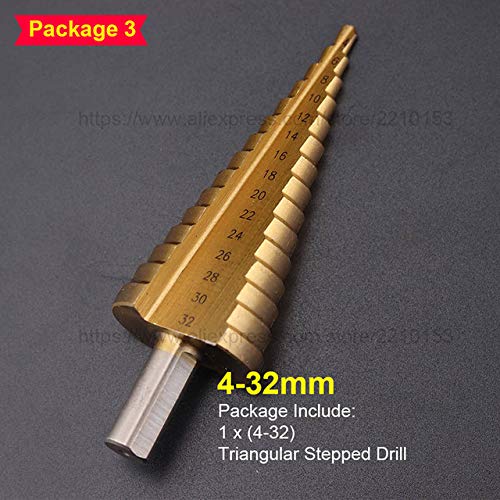 Buy Triangle Shank Straight flute 412/20/432mm High Speed Steel Step