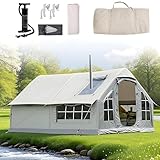 WEICNE Aufblasbare Zelte Für Camping, Großes Aufblasbares Campingzelt Mit Elektrischer Luftpumpe,...