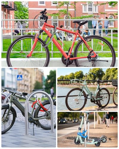 Image of Sportneer Bike Lock: 5 Digit Combination High Security Anti Theft Bike Chain Lock - 3.6ft Heavy Duty Keyless Bicycle Lock for Bike, Motorcycle, Scooter, Door & Gate - 6mm Thick, Easy to Use, Grey