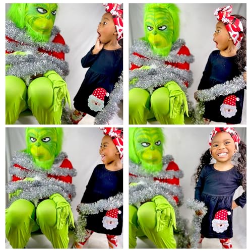 Unique Baby Girls Kids Toddler 3pc Outfit Set Long Sleeve Stretch Tunic Top Leggings and Scarf2