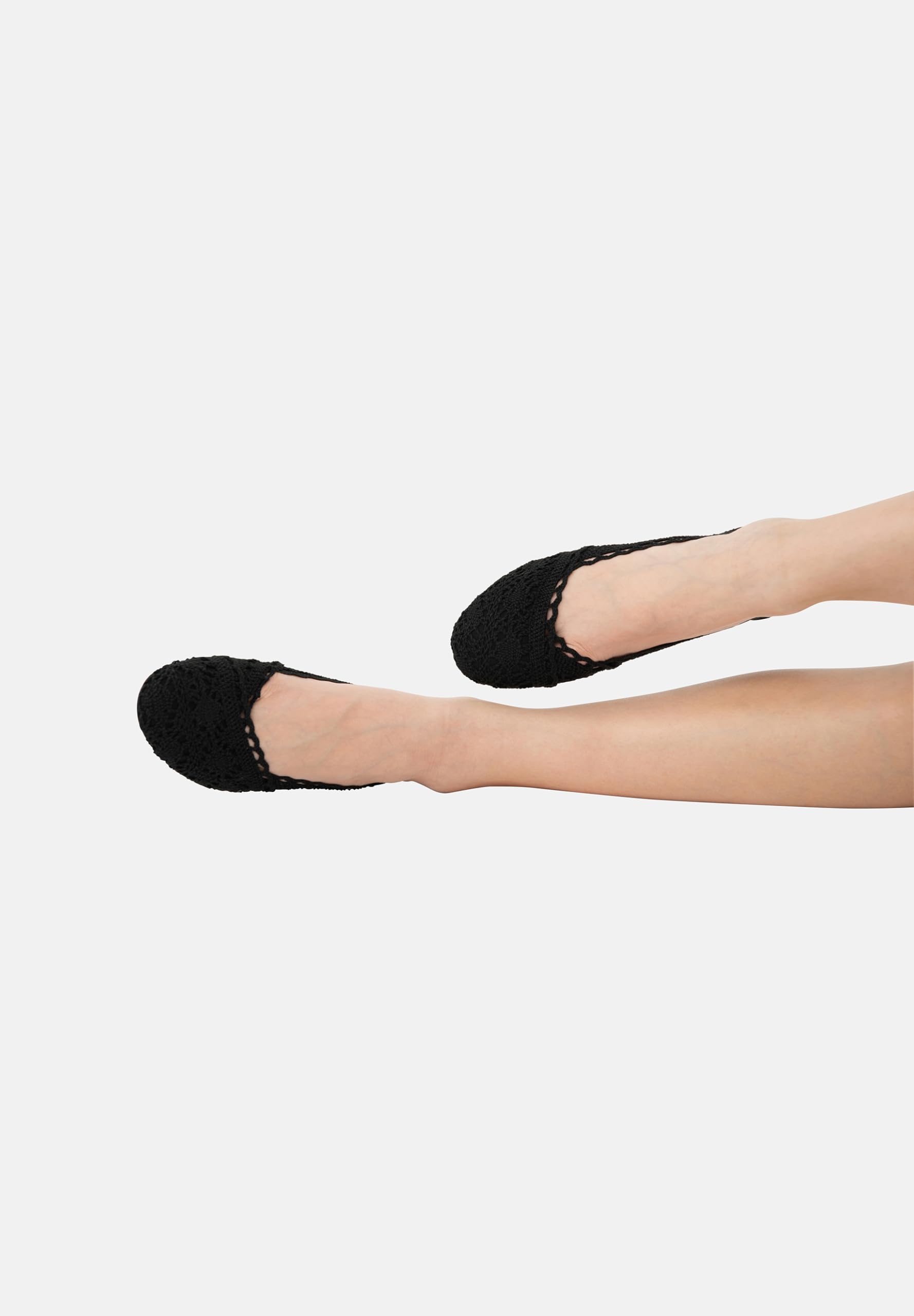 Elara Donna Ballerine Comode Slip-On Pizzo Chunkyrayan