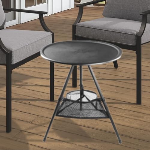 Table pliante aluminium léger table de camping portable pliable ronde extérieure - 5