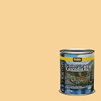Vista 59 de Rodda Paint CASCADIA ZERO Interior Semi-Gloss Paint & Primer in One, Quart, Gold Tweed
