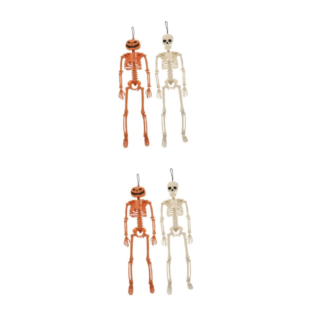 SUPVOX 2 Set Scheletro Simulato Scheletro Decorazioni Di Halloween Arredamento Scheletro Di Simulazione Halloween Party Decorazione Halloween Decorativo Di Halloween 2 Pezzi * 2