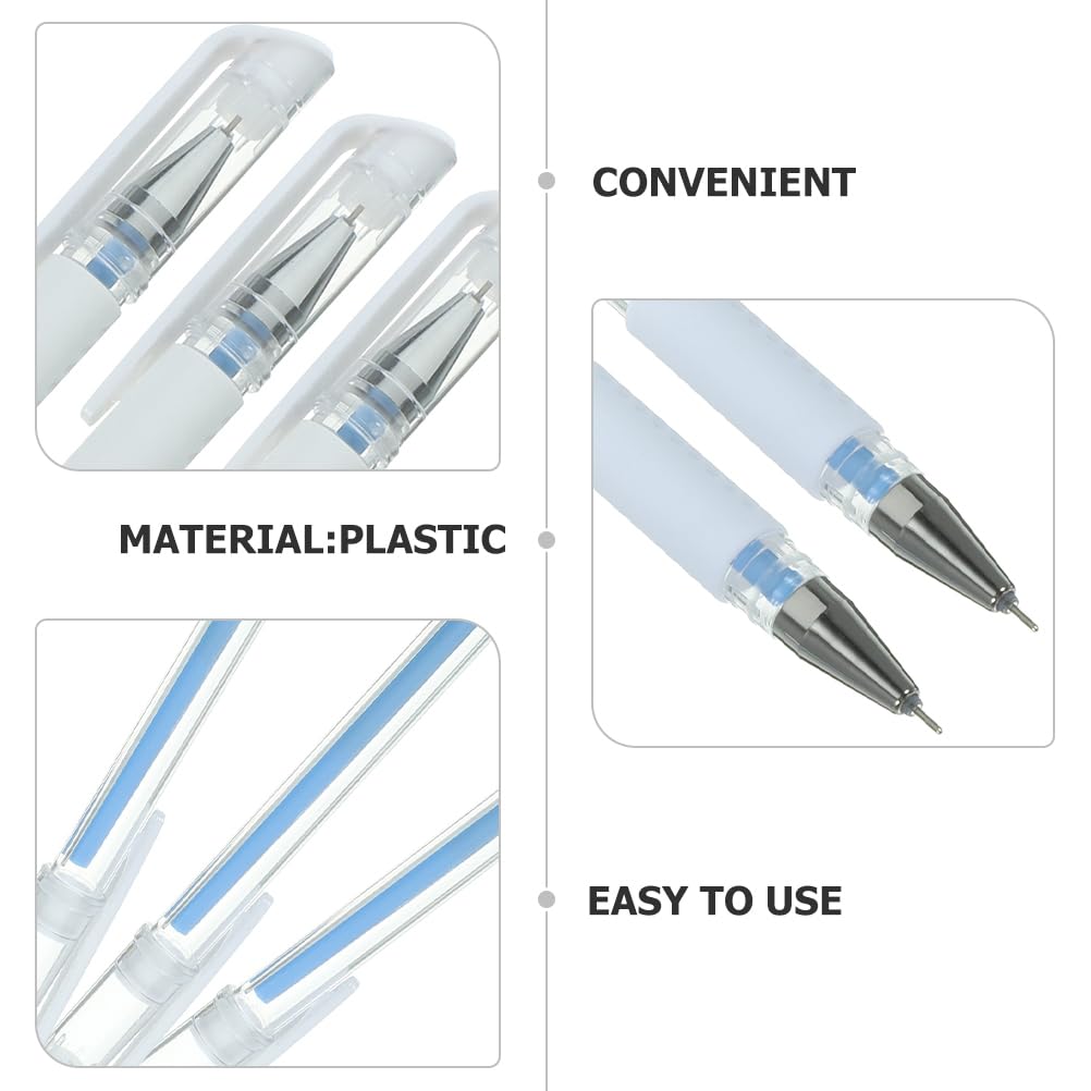 minkissy 10pcs Eyebrow Marking Pens Eyebrow Microblading Marking Pens Portable Makeup Eyebrow Mapping Pen Position Mapping Pen for Lip Eyebrow Blue - Image 3