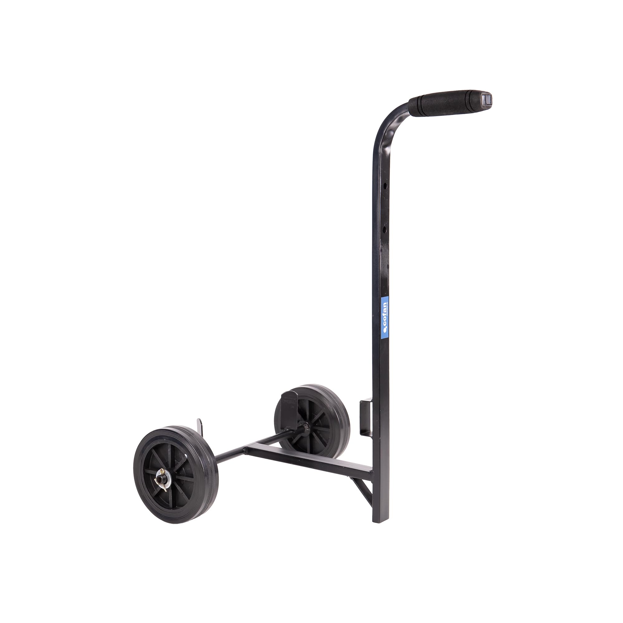 Cofan Carrello portaborraccia da 30 litri | Ruote in gomma Ø150 mm | Manico ergonomico | Struttura in acciaio rinforzato | Trasporto di taniche in officine e ambienti industriali