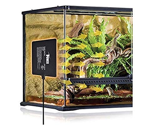 Ipower Reptile Heat Pad 4W/8W/16W/24W Under Tank Terrarium Warmer Heating Mat And Digital Thermostat Controller For Turtles Lizards Frogs And Other Small Animals, Multi Sizes #TOP5