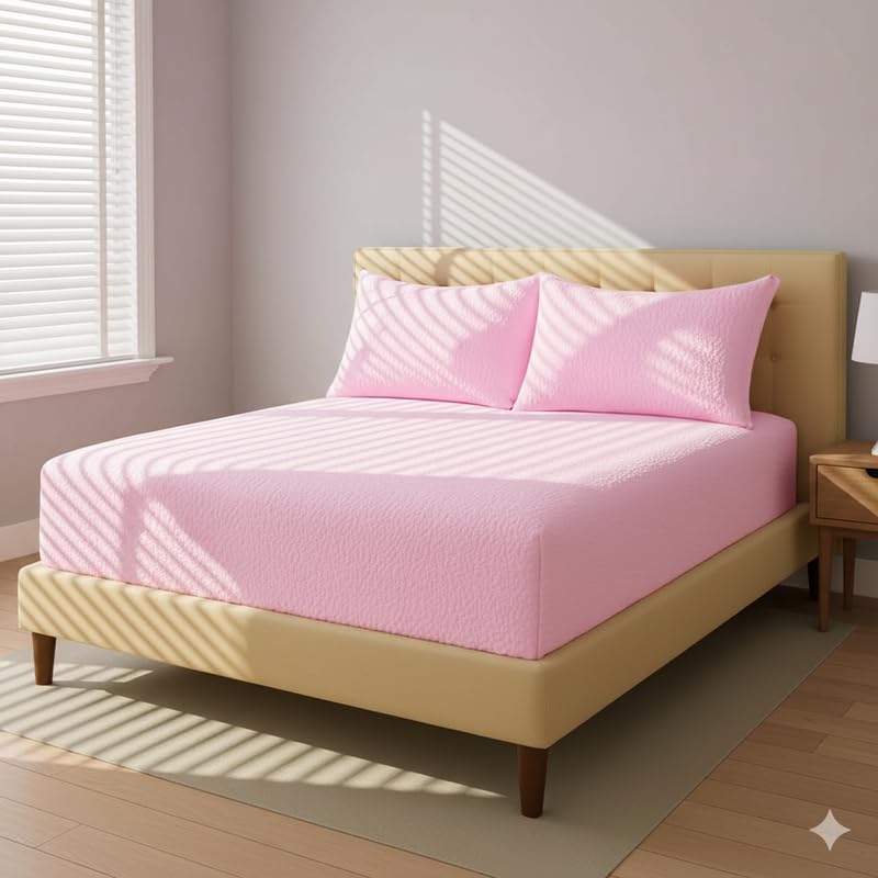 INSAFIANS Teddy Fleece Extra Deep Fitted Sheet Cozy, Warm, and Fluffy Bed Sheets, Duvet Covers, Pillowcases ( โ image 1