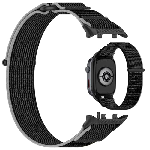 Correa Ajustable para Huawei Watch D2 en Silicona Negra y Gris miniatura 1