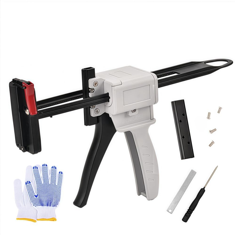 Toothpaste Tube Glue Gun, Tube Squeezing Machine Dispenser Glue Gun, 704 Universal Manual Glue Gun Extruder for Toothpaste Cream Adhesive