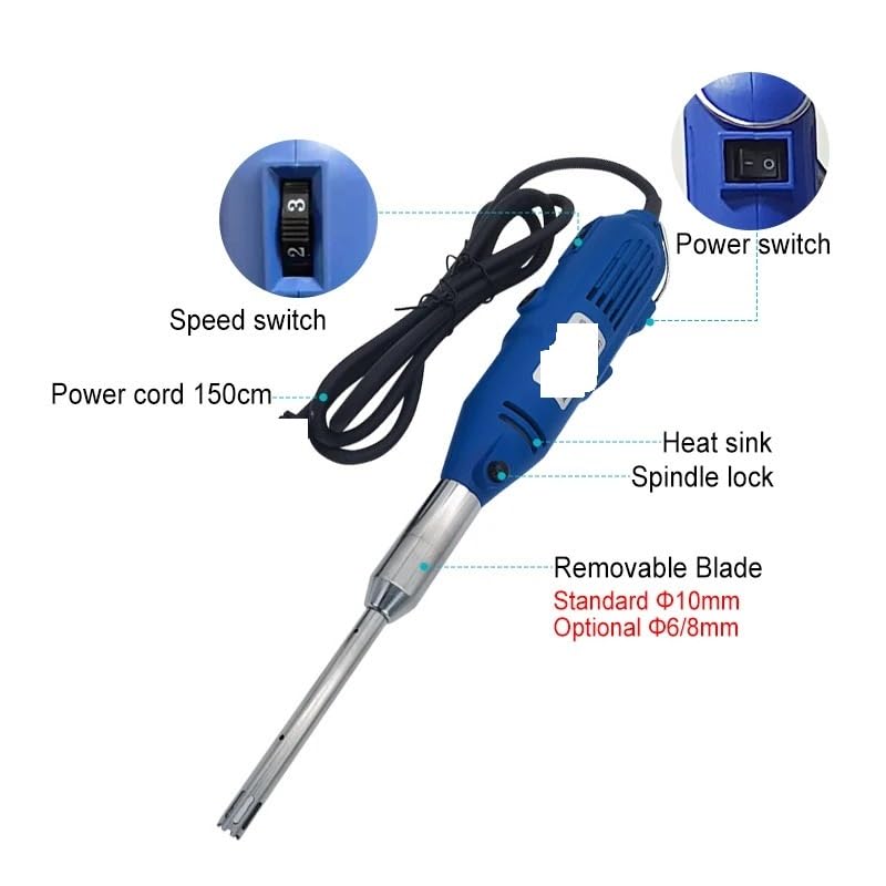 Handgehaltener Hochgeschwindigkeitshomogenisator, Homogenisator, Homogenisator, Emulgator, Dispergierer, Zerkleinerungsmischer, 8000~35000 U/min(JZ-10)