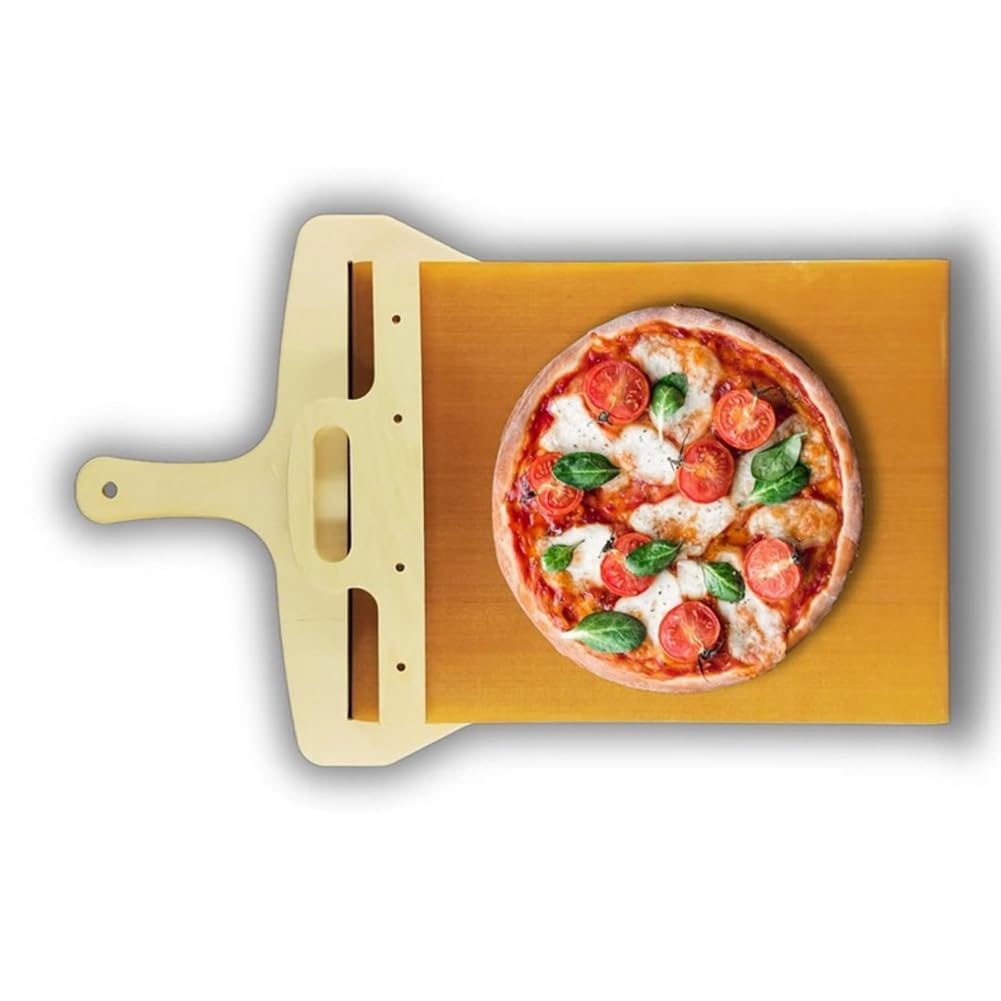 Tlilyy 2 sztuki przesuwnej łopaty do pizzy-pali do pizzy Scorrevole, przesuwana łopata do pizzy, suwak łopaty do pizzy, łopata do pizzy