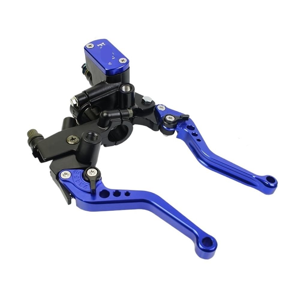 Dagmara Blue Shorter Drum Brake Cable Clutch Line Master Cylinder Lever Set Universal For For 22Mm Motorbike Accessories
