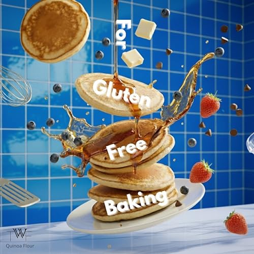 Image of TWF Virgin Quinoa Flour 1kg pack | Quinoa Atta | Stone Ground | Gluten-Free Atta | High Protein & Fiber | Complete Plant-Based Protein | Supports Gut Health, Immunity & Weight Management | Superfood Flour | No Additives or Preservatives