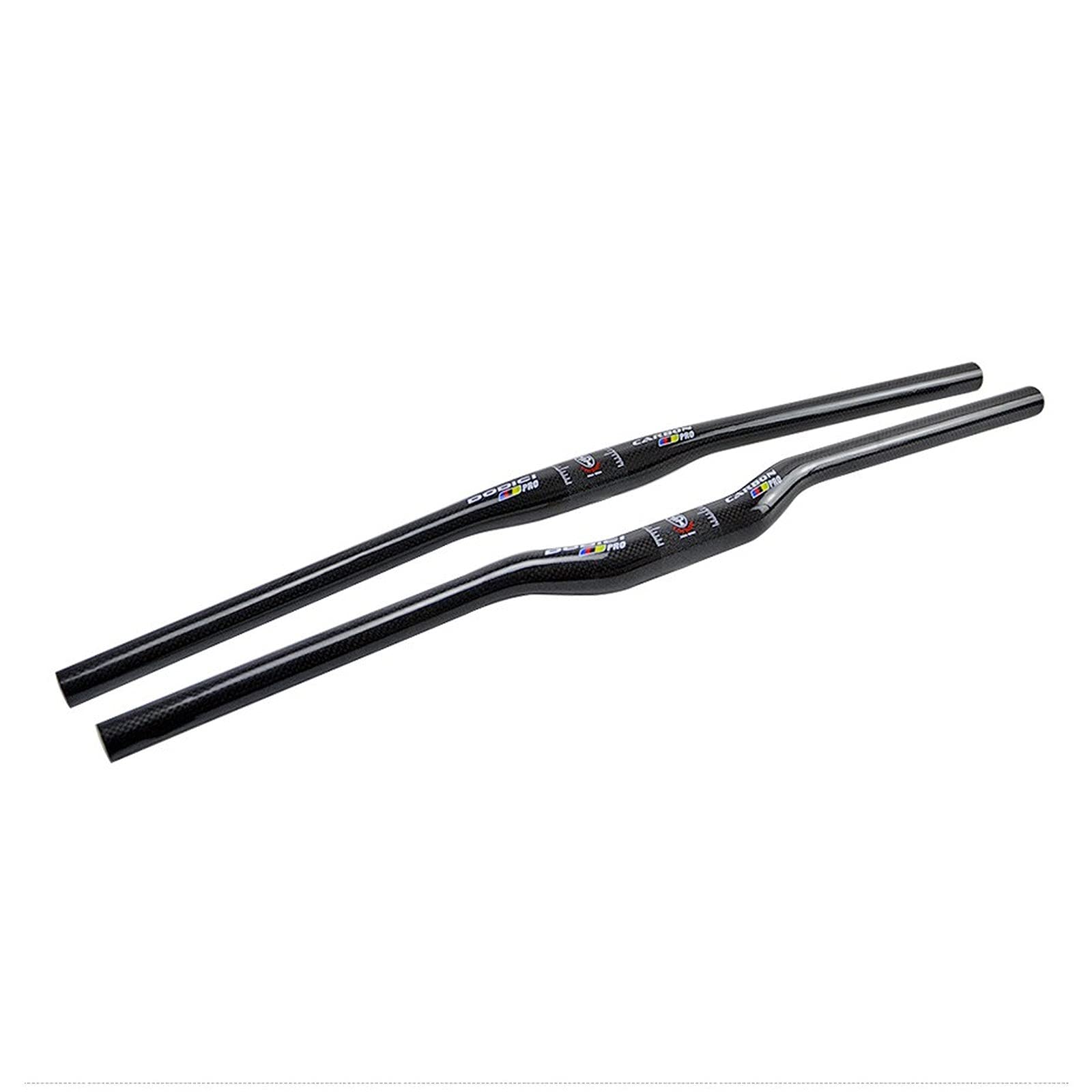 Kasmole Manillar De Bicicleta De Fibra De Carbono | Piezas De Bicicleta De Manillar De Crucero Para Bicicleta De Carreras - Barras De Caída Resistentes Y Seguras, Manillares Ergonómicos De Carbono