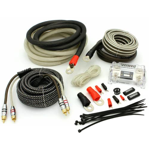 Image of Sundown Audio 4AWG Oxygen Free Copper OFC Amplifier Kit