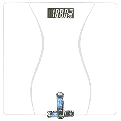 Scale for Body Weight Digital Bathroom Scale Weight Scales for People Body Scale White Max 400LB 180KG 2
