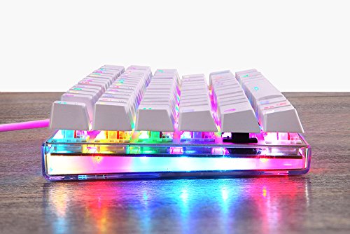 Docooler MOTOSPEED K87S Meccanico Tastiera Gaming Tastiera USB Cablata Gaming Tastiera su Misura GUIDATO RGB Retroilluminato con 87 Chiavi