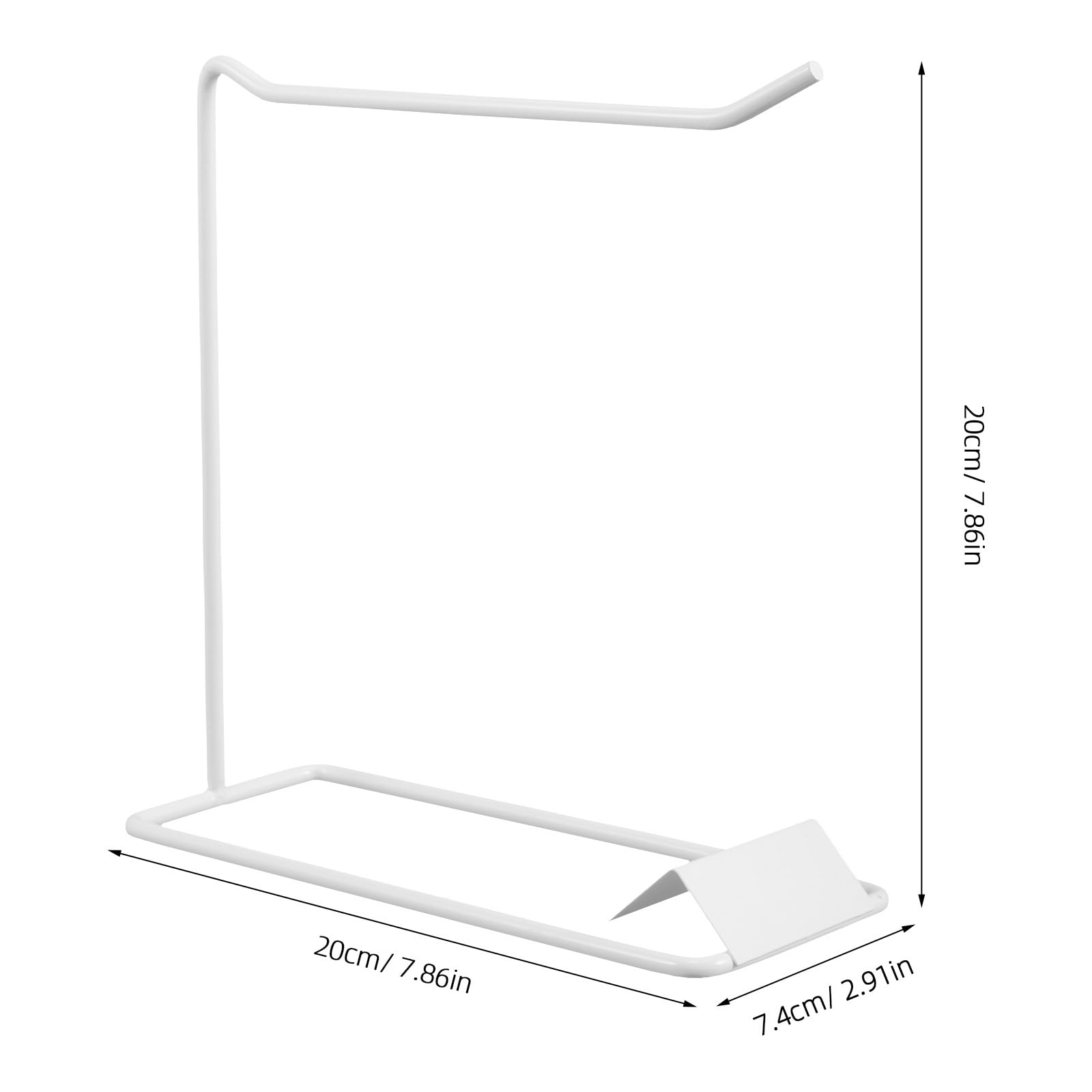 Organizer per gioielli in metallo bianco: espositori per unghie, porta campioni smalto gel