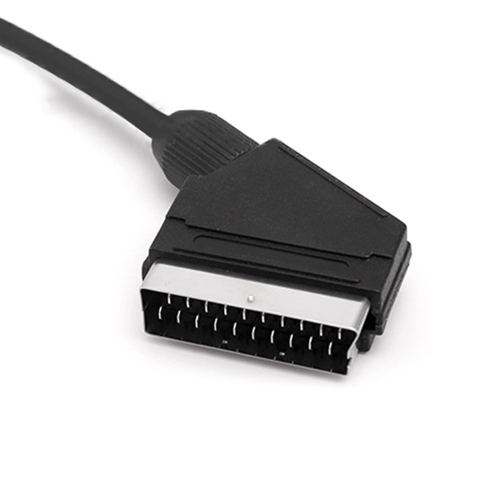 WANGCL 2PCS 1.8M Câble Péritel Adaptateur Péritel Péritel vers RCA Câble Péritel pour Lecteur DVD vers TV Composite AV Connecteur Convertisseur pour TV DVD VCR NES FC
