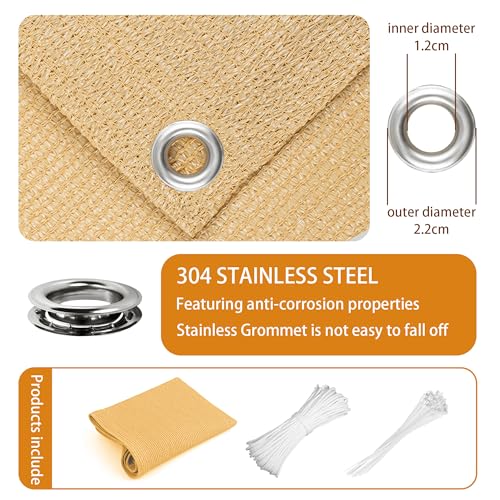 Protector transpirable blanco de 2.4m para acampadas con mascotas e invernaderos 7