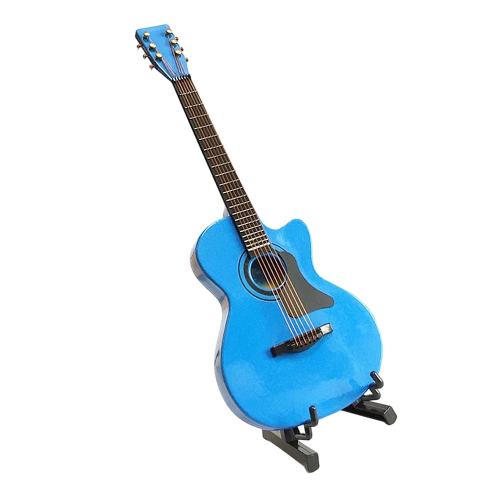 Ozdoby na instrumenty muzyczne Miniaturowe ozdoby w kształcie niebieskich gitar(Blue)