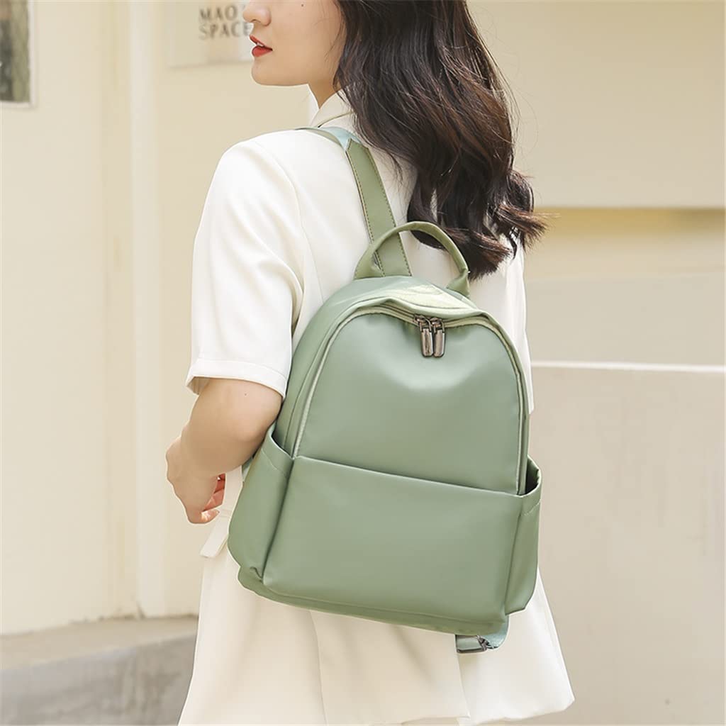 Fashion Ladies Backpack Lightweight Simple Travel Outdoor Small Backpack Casual Solid Color Backpack Women's Bag