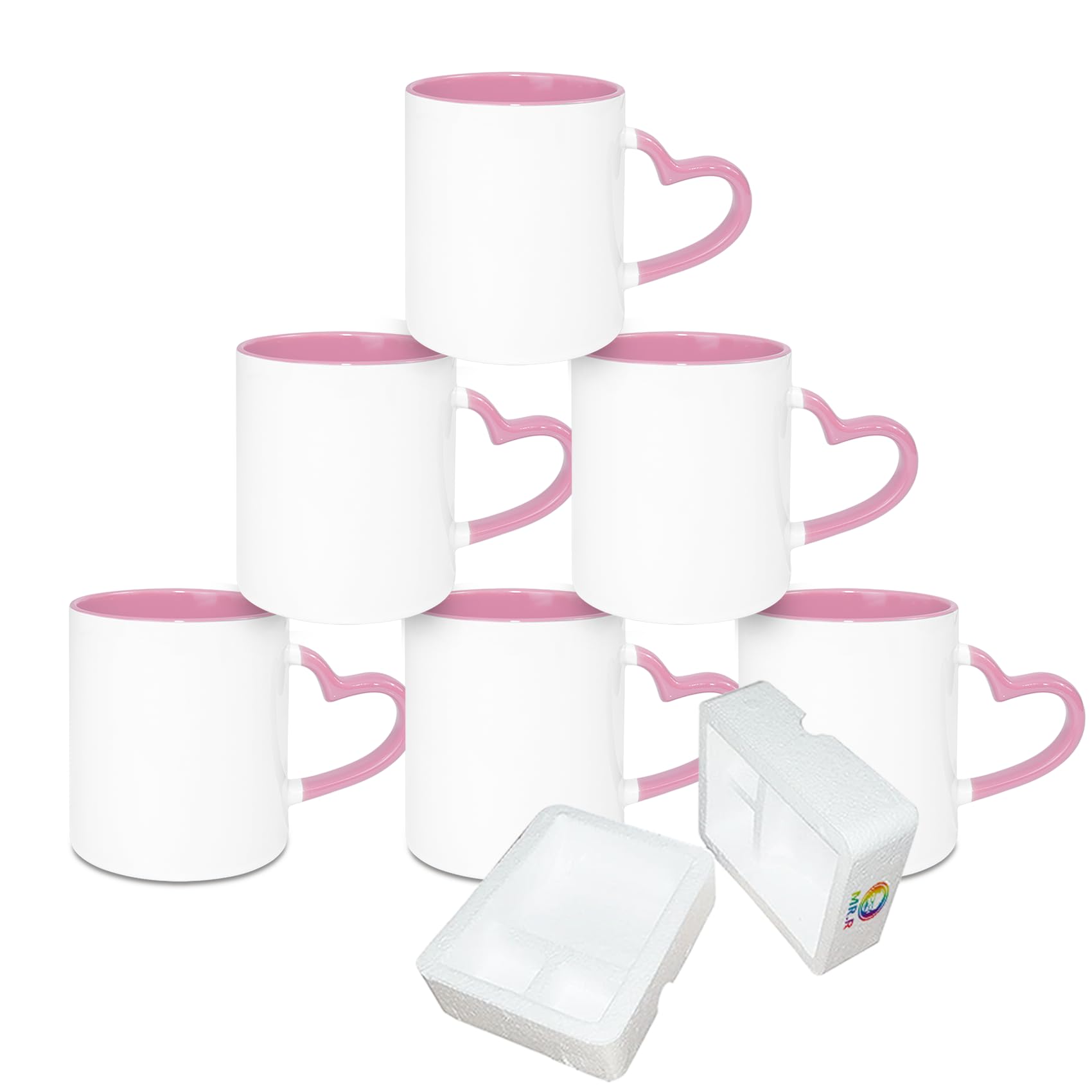 MR.R - Tazza in ceramica bianca per sublimazione, con manico