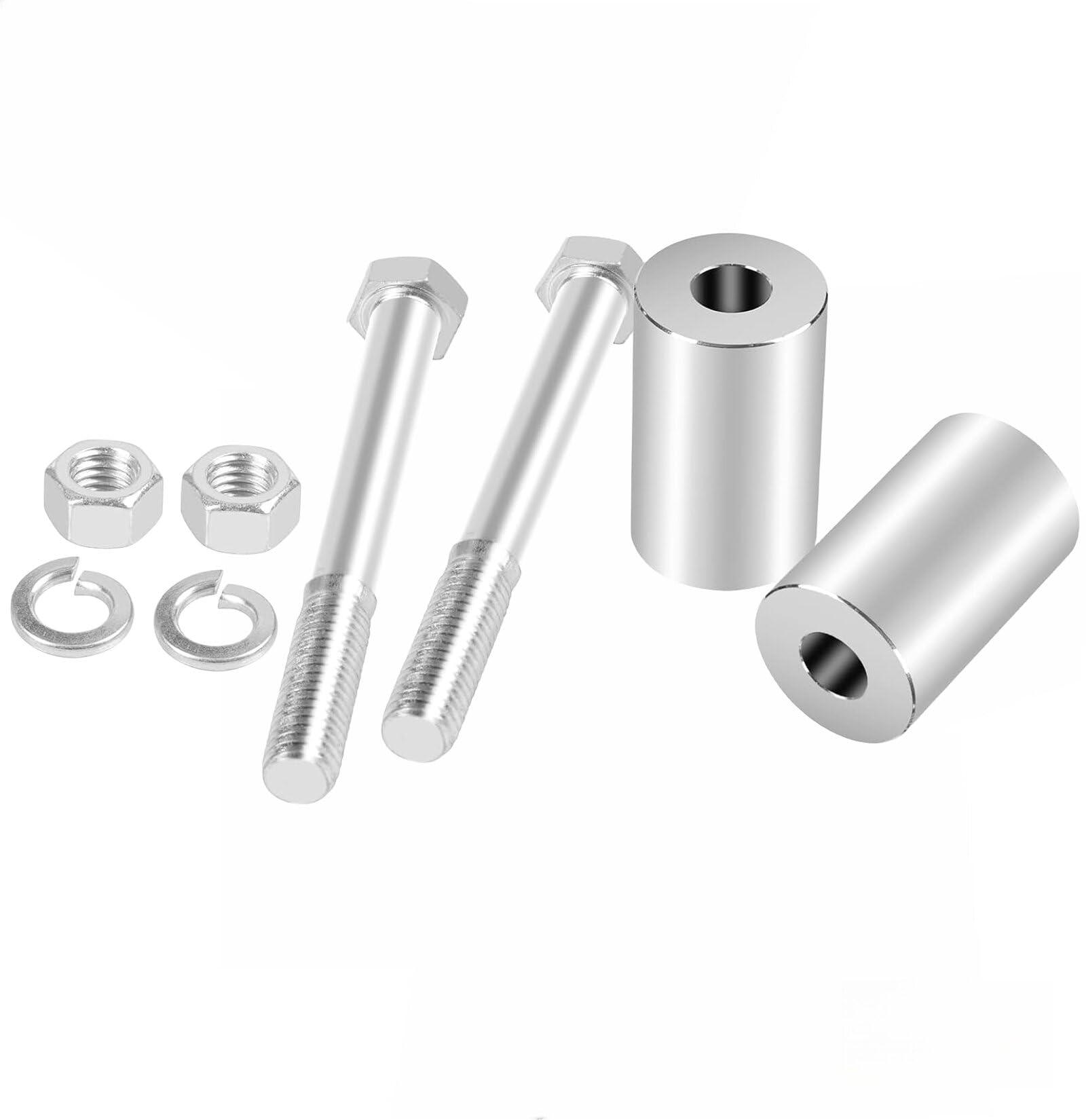 TDZ 2 '' Pollici Riser Manubrio Estensione Per Harley 1-1/4 '' Manubrio Cromato Distanziali Moto,