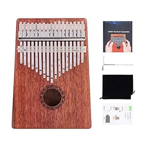 Houten Kalimba Thumb Piano voor uitvoering, opname, familie, buiten, school, feest en ontspanning. voor beginners