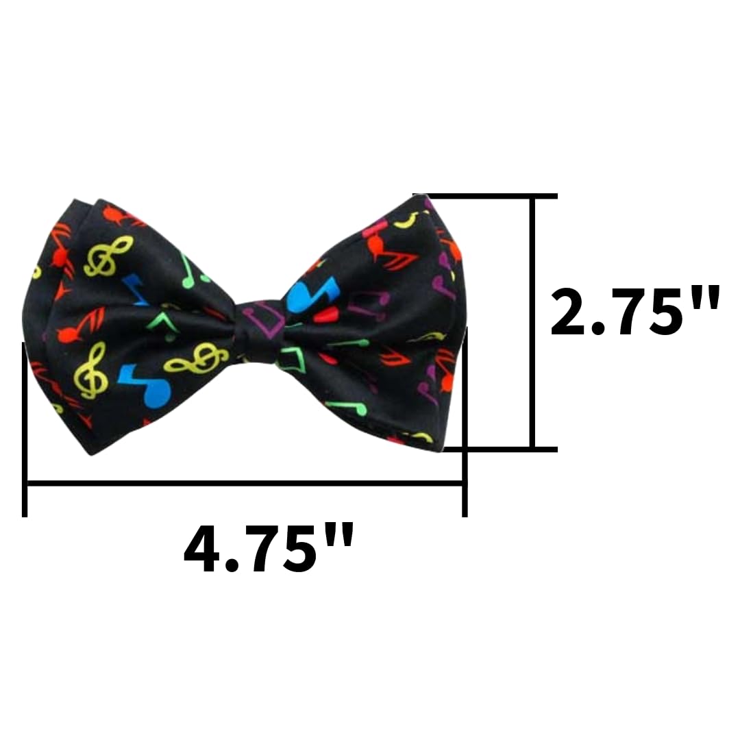 Alberts Gifts Music Note Bow Tie/Multicolor Music Note Bow Tie / 13