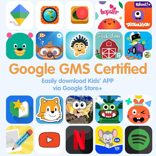 Image of 10.1 Inch Kids Tablet with Stylus & Case | Octa-Core 8GB RAM 64GB ROM | 7000mAh Android Tablet for Ages 3-12 | Parental Control, Pre-Installed Apps & GMS Certified (Pink)