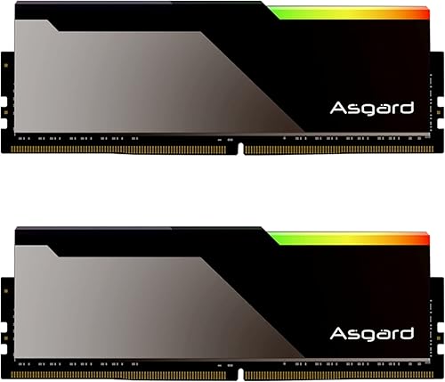 DDR5 RAM Bragi Asgard V3 Memoria Ram DDR5 32 GB (16 GBx2) 7200 MHz especialmente seleccionado B-die diseño de espejo de memoria de escritorio