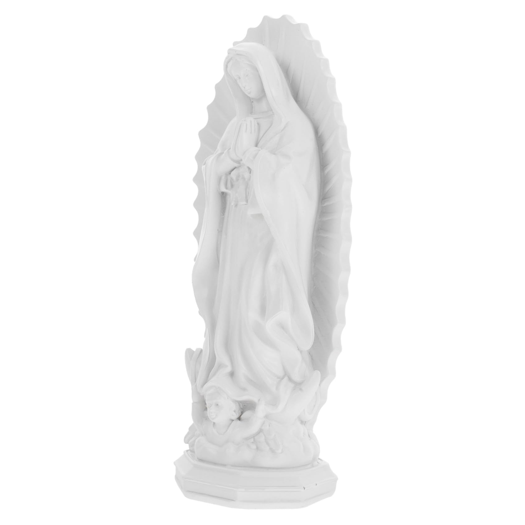 Statue Vierge Marie réaliste pour illuminer votre coin prière et bibliothèque