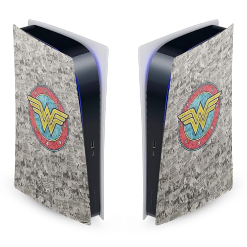 Peau compatible avec PS5 Digital Edition autocollant vinyle DC Comics Wonder Woman