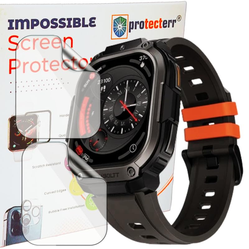 See full amazon price history chart for PROTECTERR® 2-Pack Screen Guard for Fire-Boltt Clickk |54.1mm| 2.13" inch Smartwatch Protector | Flexible, Unbreakable, Bubble-Free Installation | Not Tempered Glass | Edge-to-Edge Coverage PROTECTERR® 2-Pack Screen Guard for Fire-Boltt Clickk |54.1mm| 2.13" inch Smartwatch Protector | Flexible, Unbreakable, Bubble-Free Installation | Not Tempered Glass | Edge-to-Edge Coverage (B0DHHJ12LT) Amazon Price History, Amazon Price Tracker