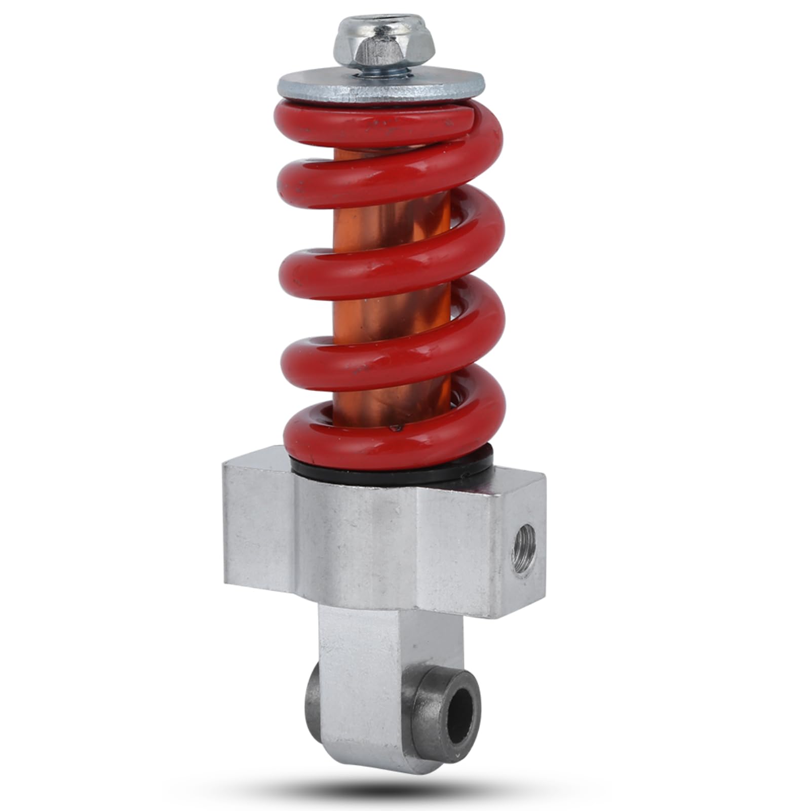 Scooter Rear Shock Absorber, 4.3x1.8x1.2in Universal Aluminium Alloy Rear Spring Shock Damper Rear Shock Absorber Accessory for 8in 10in Electric Scooter