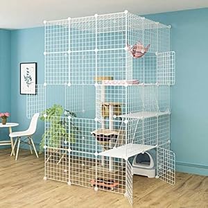 Ykmyxz DIY Katzen-Außengehege mit mehreren Schichten