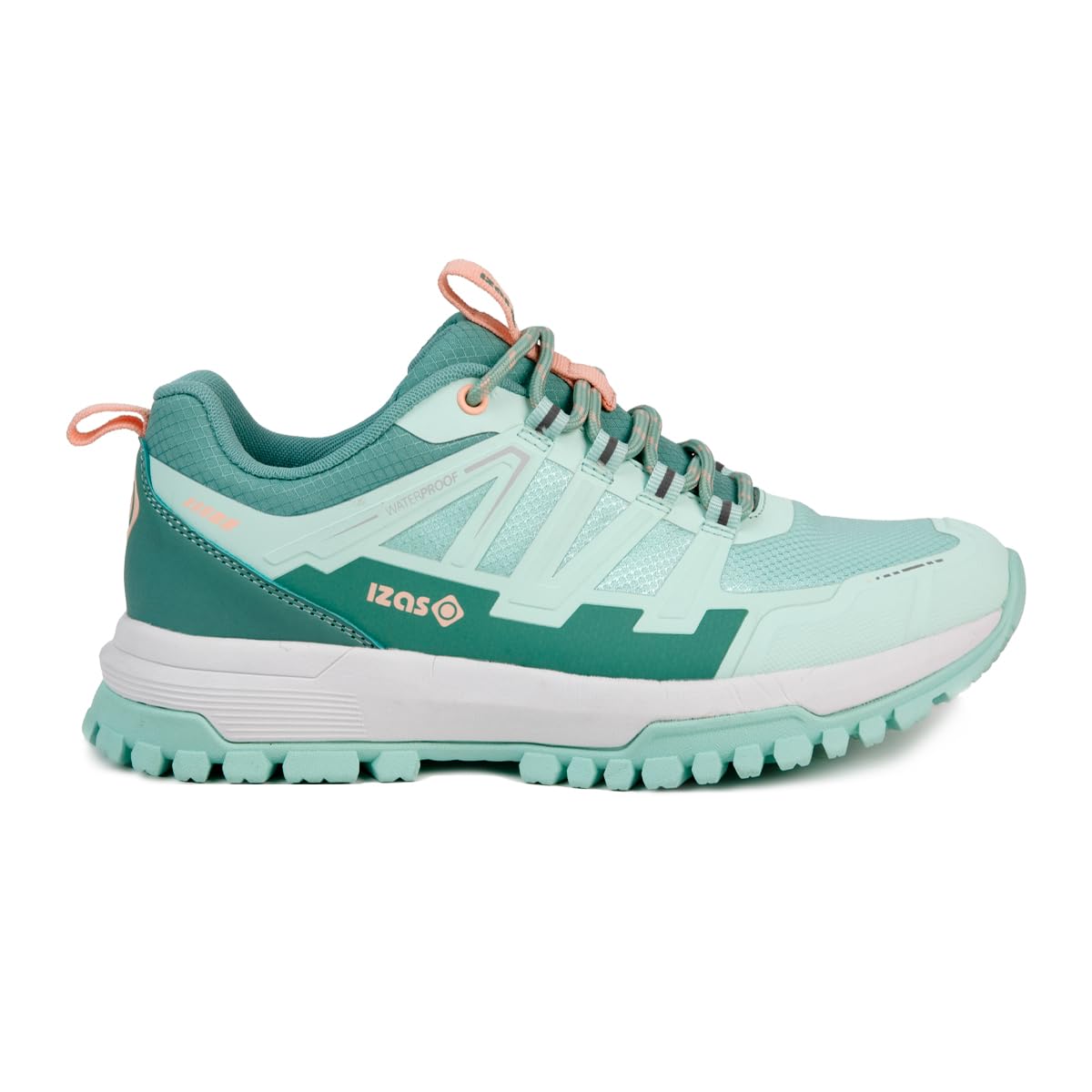 Izas Zapatillas de Trail Running para Mujer - Deportivas con Suela Alta - Cierre de Cordones - Puntera y Talonera Reforzadas - Elásticas, Ligeras y Resistentes - Shun