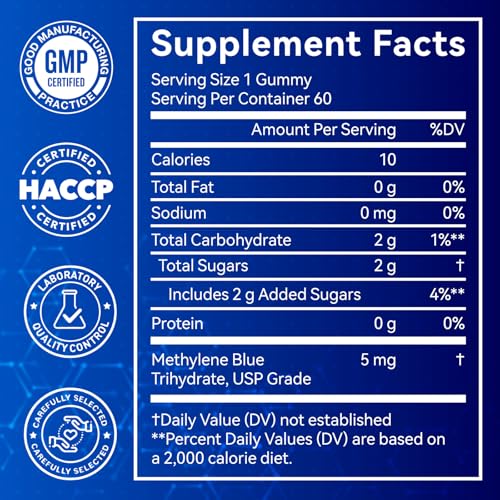VEGONAUD Methylene Blue Gummies